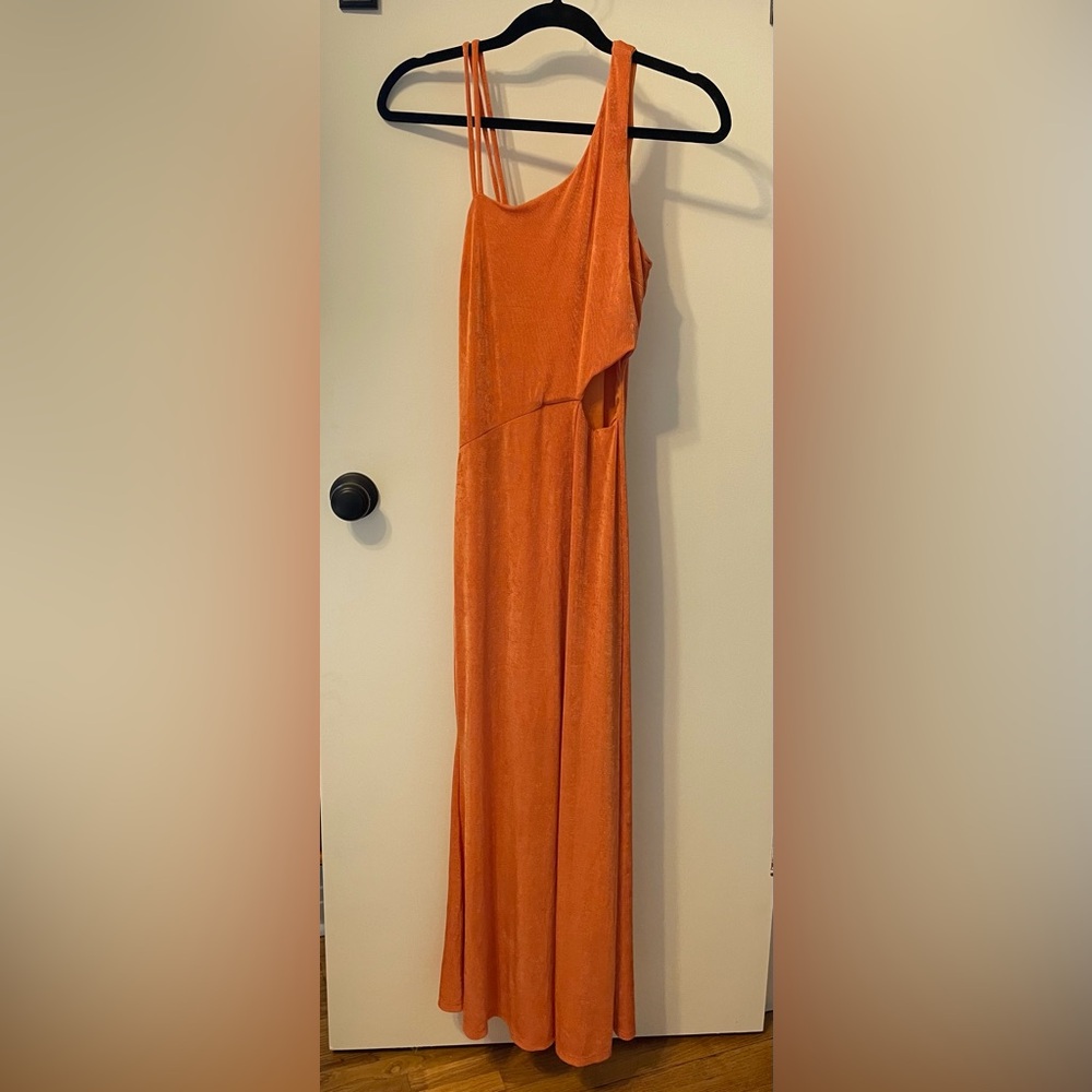 Elegant Orange Dress